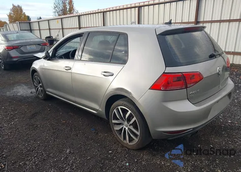 2017 Volkswagen Golf Tsi S 4-Door/Tsi Se 4-Door/Tsi Sel 4-Door/Tsi Wolfsburg Edition 4-Door from USA, damaged, VIN 3VW217AU3HM058853